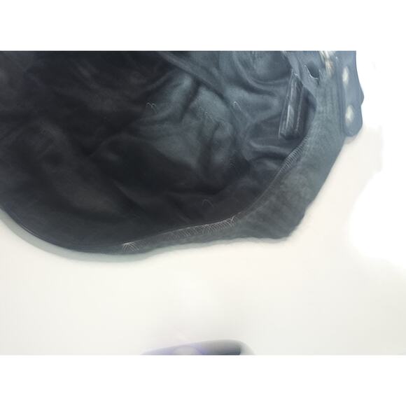 Black Macrame Purse With Strap And Handles - Picture 8 of 9